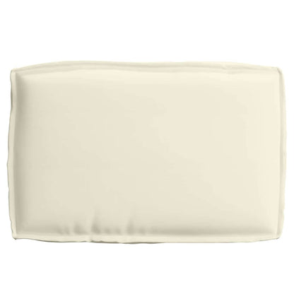 vidaXL Palettkissen für geeigneten Sitz Creme 60 x 40 x 8 cm