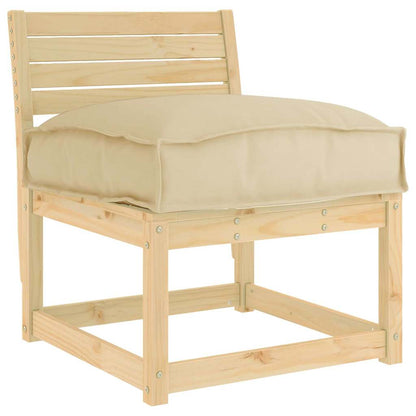 vidaXL Coussin de palette pour assise adaptée Beige 60 x 40 x 8 cm