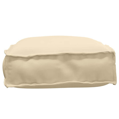 vidaXL Coussin de palette pour assise adaptée Beige 60 x 40 x 8 cm