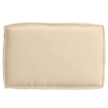 vidaXL Coussin de palette pour assise adaptée Beige 60 x 40 x 8 cm