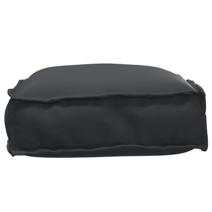 vidaXL Kissen Schwarz 60 x 40 x 8 cm Oxford-Stoff