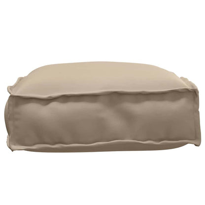 vidaXL Coussins de palette pour assise taupe 60 x 40 x 8 cm