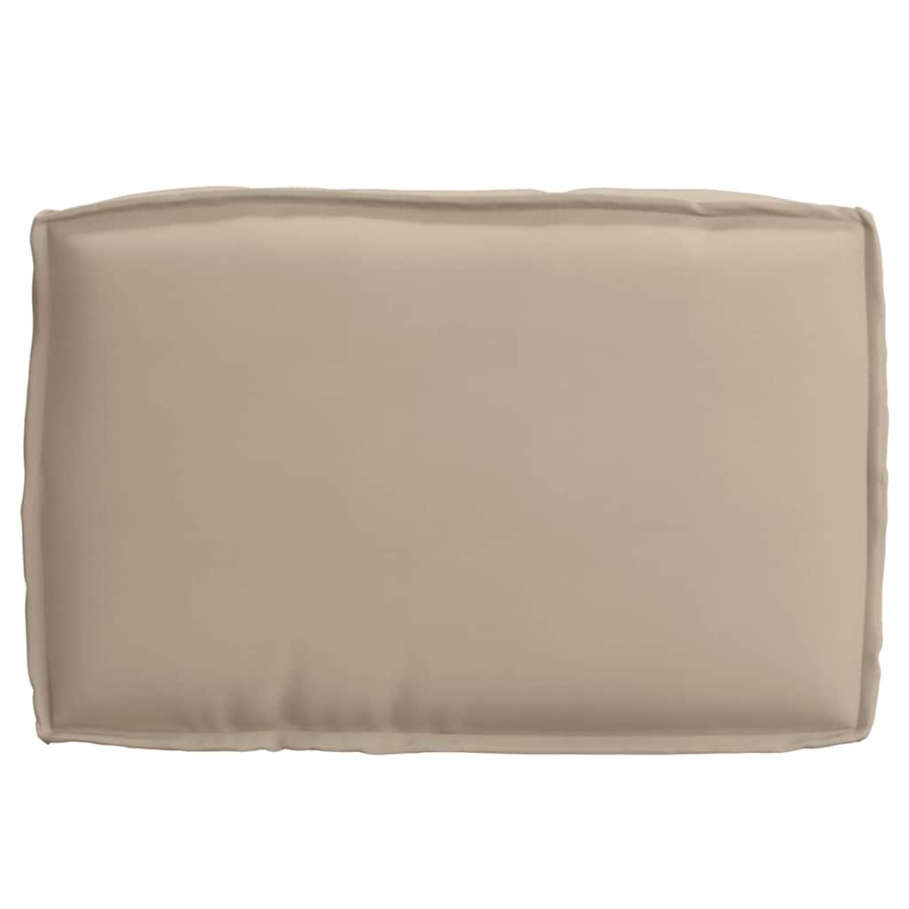 vidaXL Coussins de palette pour assise taupe 60 x 40 x 8 cm