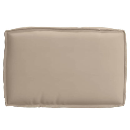 vidaXL Coussins de palette pour assise taupe 60 x 40 x 8 cm