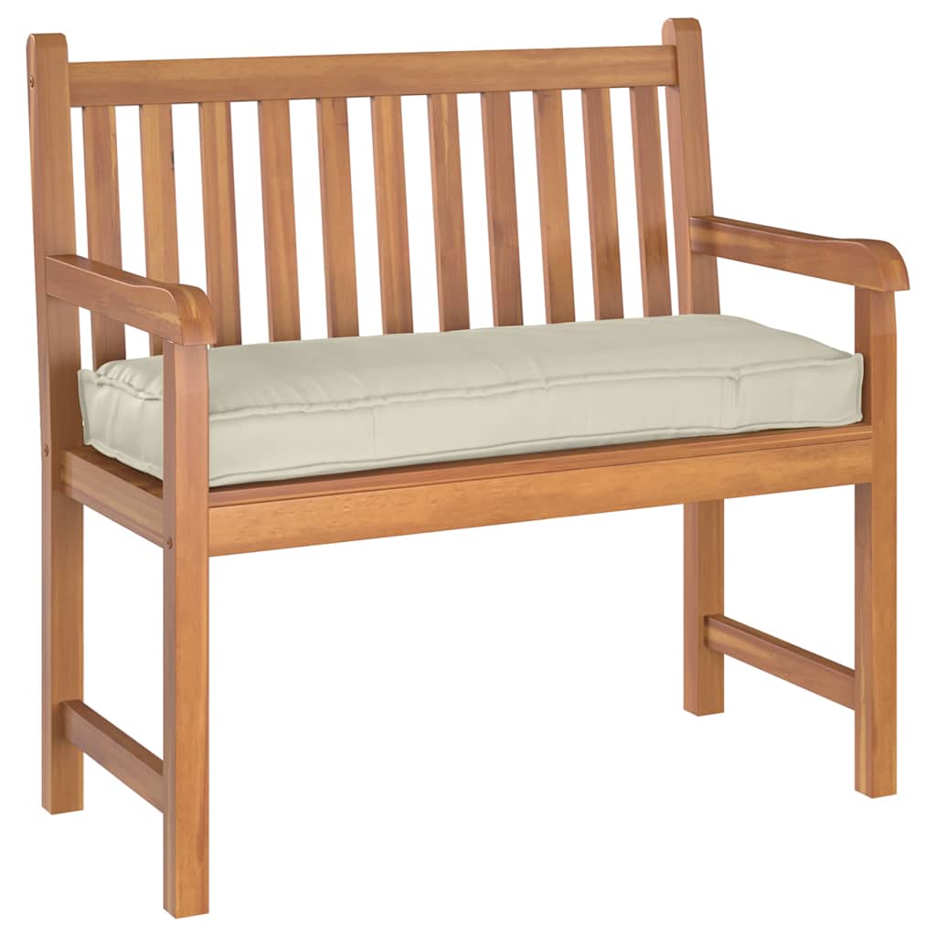 vidaXL Palettenkissen für Bank Creme 100 x 40 x 8 cm Oxford Stoff