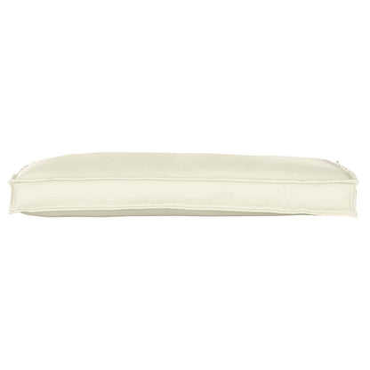 vidaXL Palettenkissen für Bank Creme 100 x 40 x 8 cm Oxford Stoff