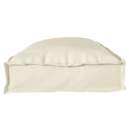vidaXL Palettenkissen für Bank Creme 100 x 40 x 8 cm Oxford Stoff