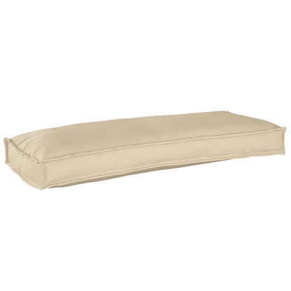 vidaXL Palettenkissen für Bank Beige 100 x 40 x 8 cm Oxford Stoff
