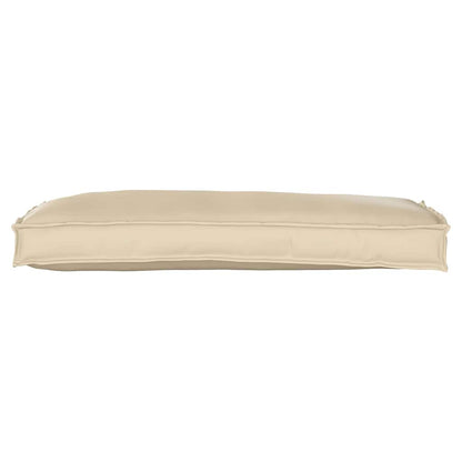 vidaXL Palettenkissen für Bank Beige 100 x 40 x 8 cm Oxford Stoff