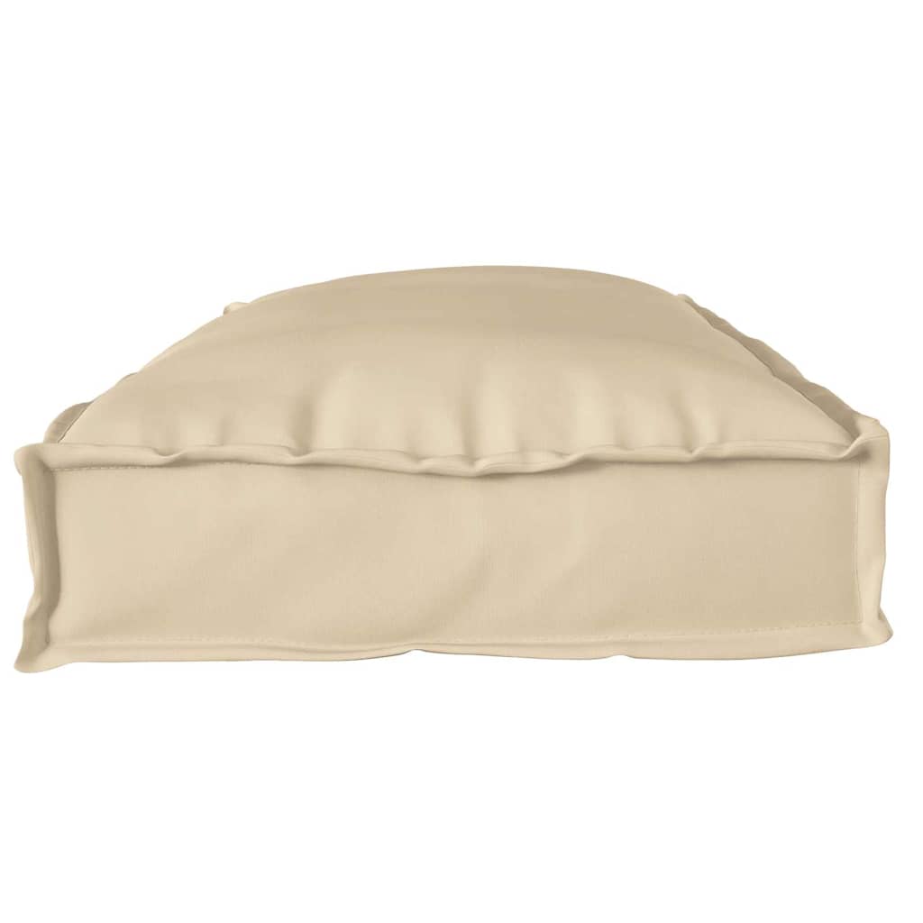 vidaXL Palettenkissen für Bank Beige 100 x 40 x 8 cm Oxford Stoff