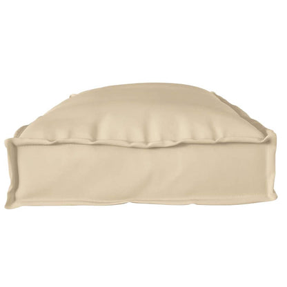 vidaXL Palettenkissen für Bank Beige 100 x 40 x 8 cm Oxford Stoff