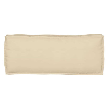 vidaXL Palettenkissen für Bank Beige 100 x 40 x 8 cm Oxford Stoff