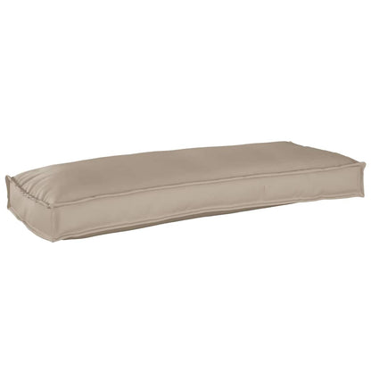 vidaXL Palettenkissen für Bank Taupe 100 x 40 x 8 cm Oxford Stoff