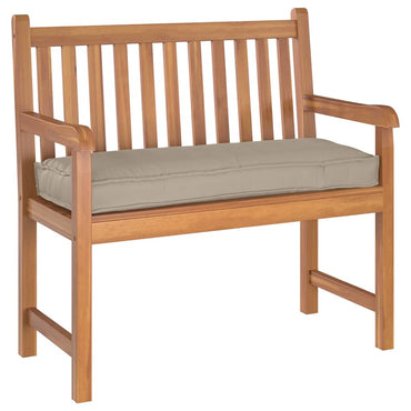 vidaXL Palettenkissen für Bank Taupe 100 x 40 x 8 cm Oxford Stoff