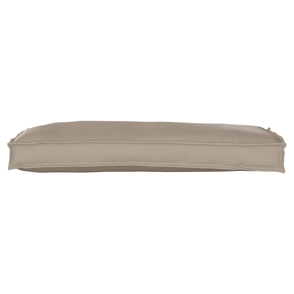 vidaXL Palettenkissen für Bank Taupe 100 x 40 x 8 cm Oxford Stoff
