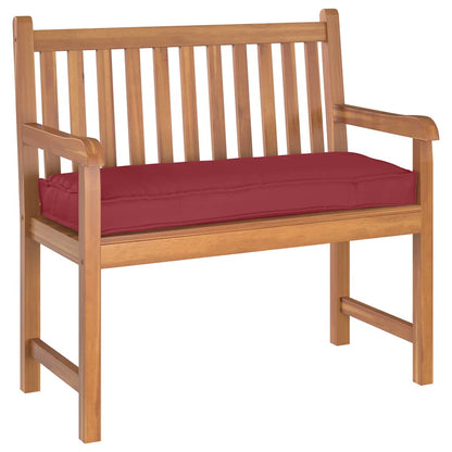 vidaXL Palettenkissen für Bank Weinrot 100 x 40 x 8 cm Oxford Stoff