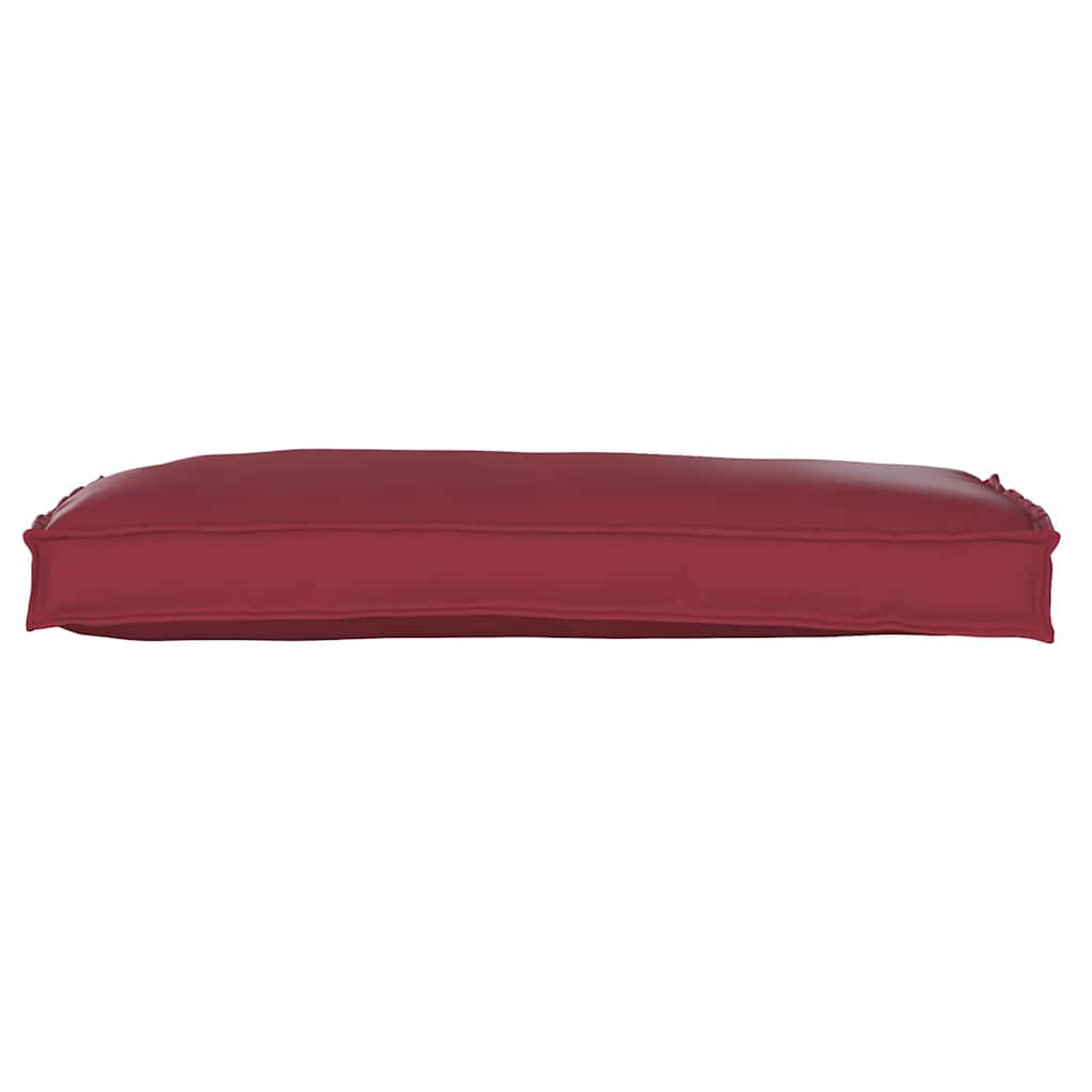 vidaXL Palettenkissen für Bank Weinrot 100 x 40 x 8 cm Oxford Stoff