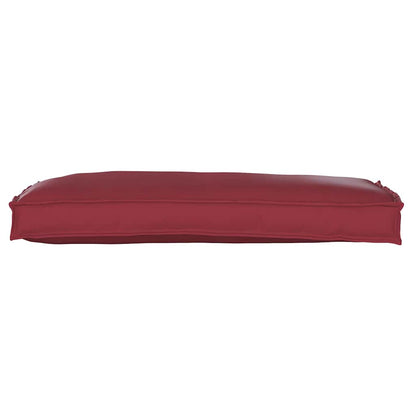 vidaXL Palettenkissen für Bank Weinrot 100 x 40 x 8 cm Oxford Stoff