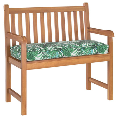 vidaXL Palettenkissen für Bank Floral Blattmuster 100 x 40 x 8 cm