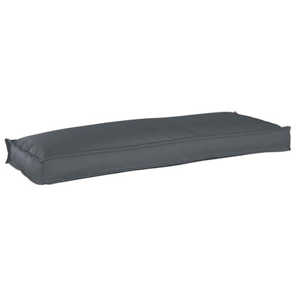 vidaXL Palettenkissen für Bank Anthrazit 110 x 40 x 8 cm Oxford Stoff