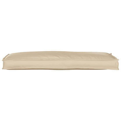 vidaXL Palettenkissen für Bank Beige 110 x 40 x 8 cm Oxford Stoff