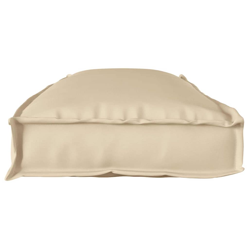 vidaXL Palettenkissen für Bank Beige 110 x 40 x 8 cm Oxford Stoff
