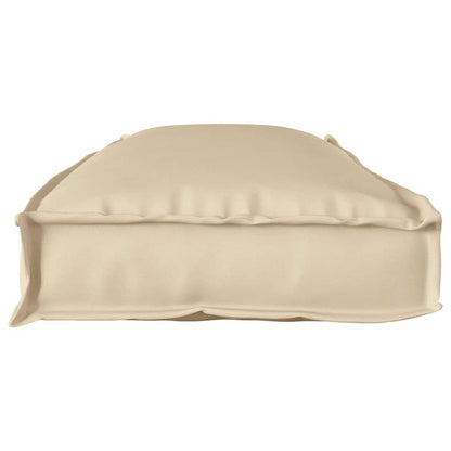 vidaXL Palettenkissen für Bank Beige 110 x 40 x 8 cm Oxford Stoff