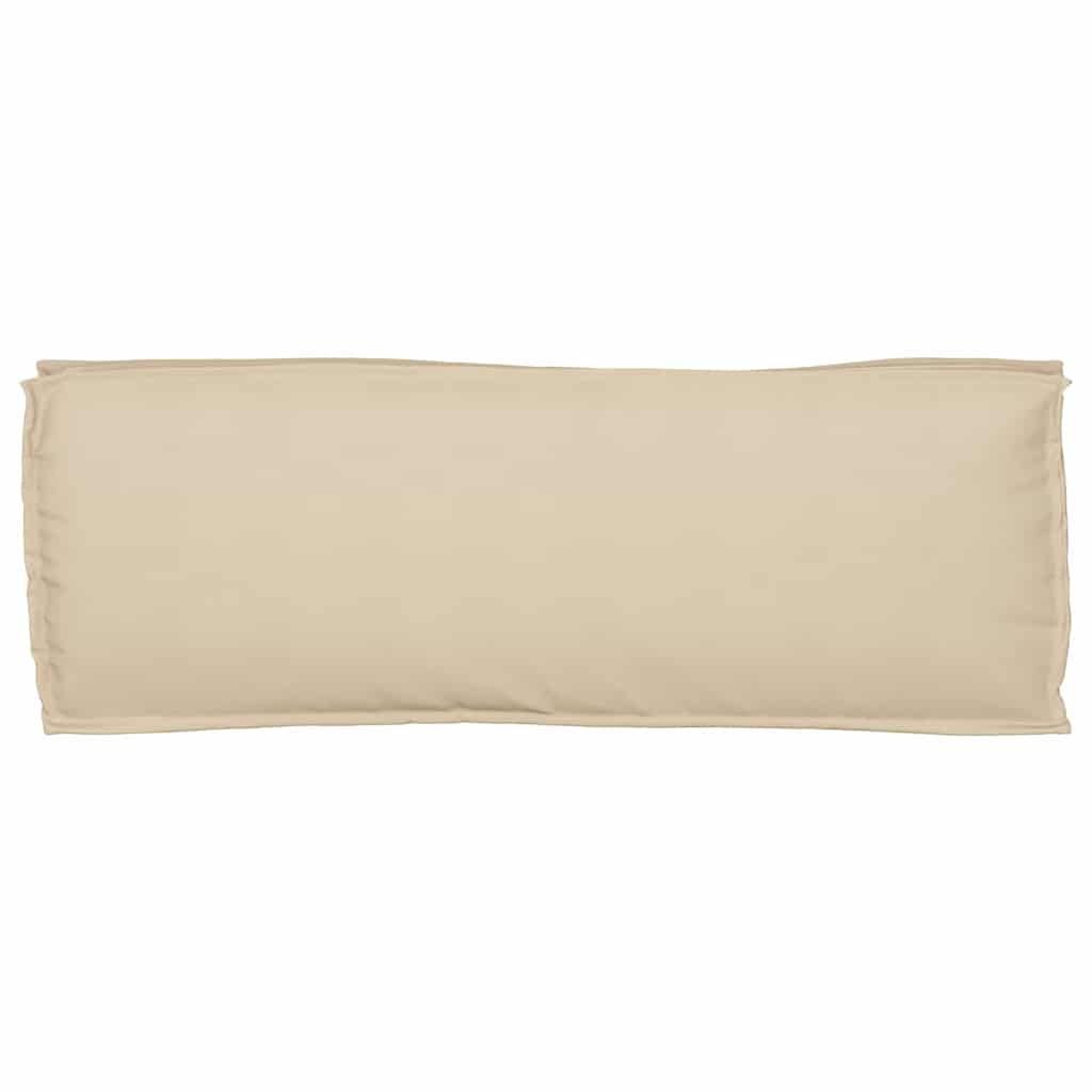 vidaXL Palettenkissen für Bank Beige 110 x 40 x 8 cm Oxford Stoff