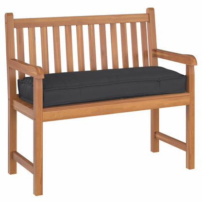 vidaXL Palettenkissen für Bank Schwarz 110 x 40 x 8 cm Oxford Stoff