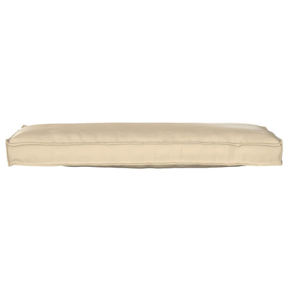 vidaXL Coussin Beige 120 x 40 x 8 cm Tissu Oxford