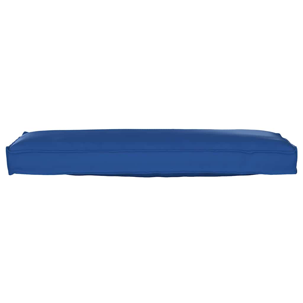 vidaXL Coussin de palette pour banc bleu roi 120 x 40 x 8 cm en tissu Oxford