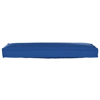vidaXL Coussin de palette pour banc bleu roi 120 x 40 x 8 cm en tissu Oxford
