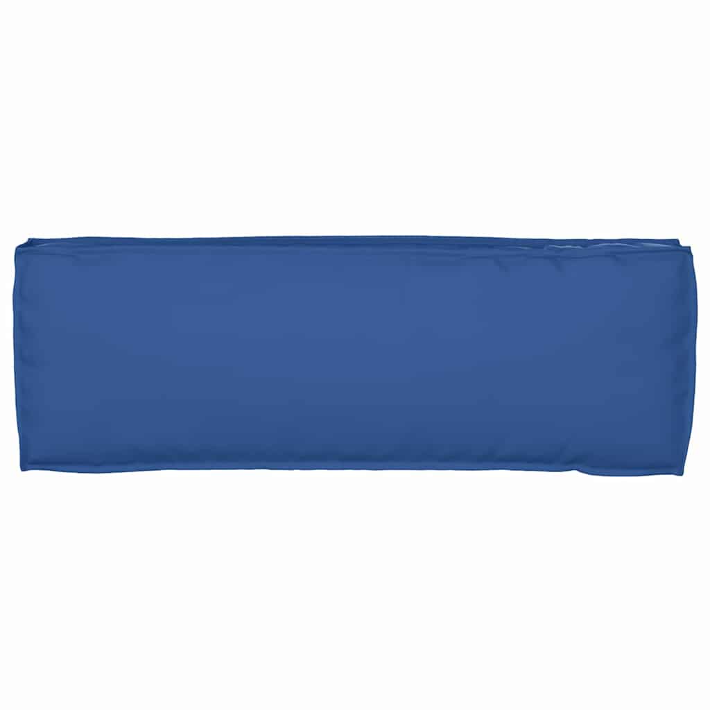 vidaXL Coussin de palette pour banc bleu roi 120 x 40 x 8 cm en tissu Oxford