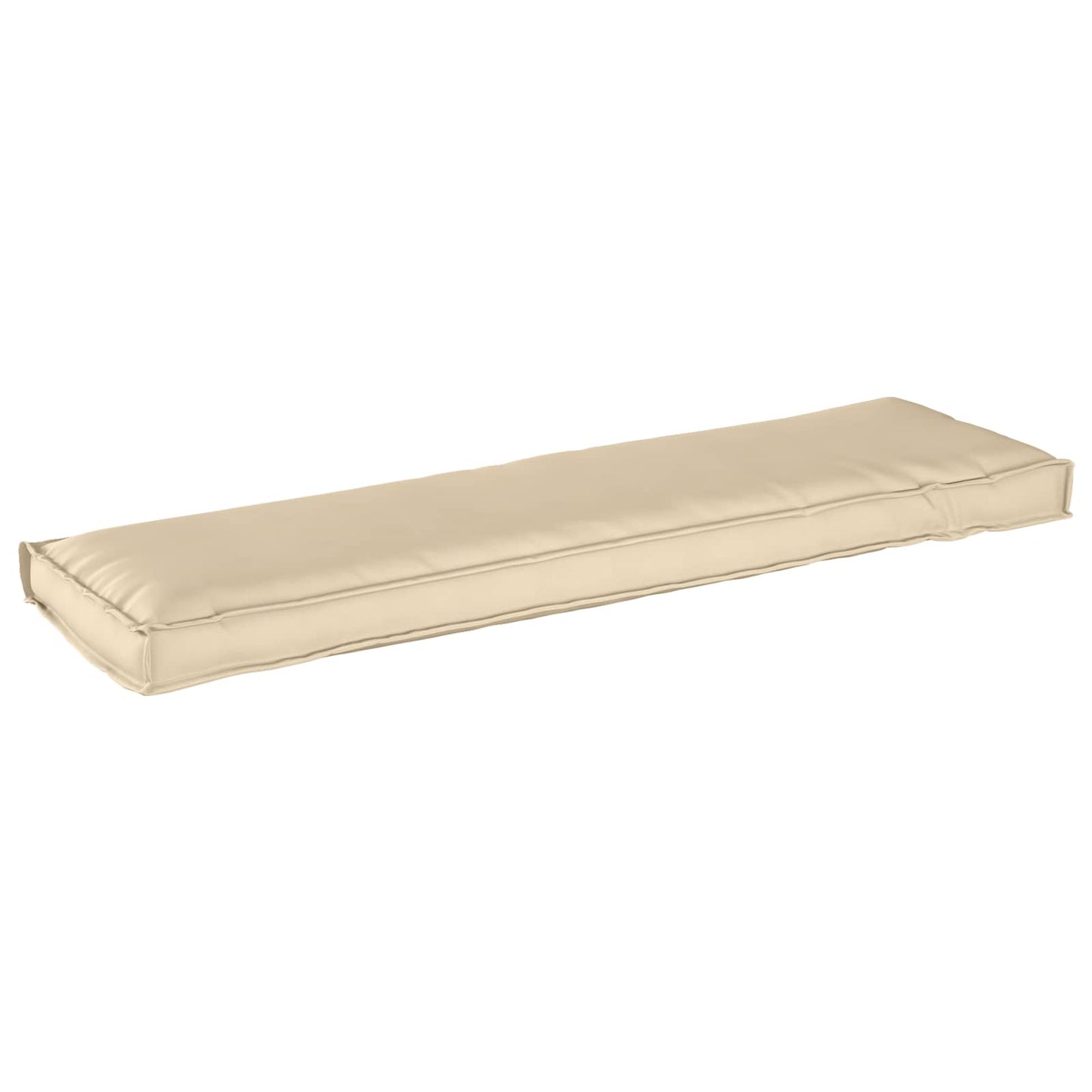 vidaXL Coussin de palette pour banc Beige 140 x 40 x 8 cm Tissu Oxford