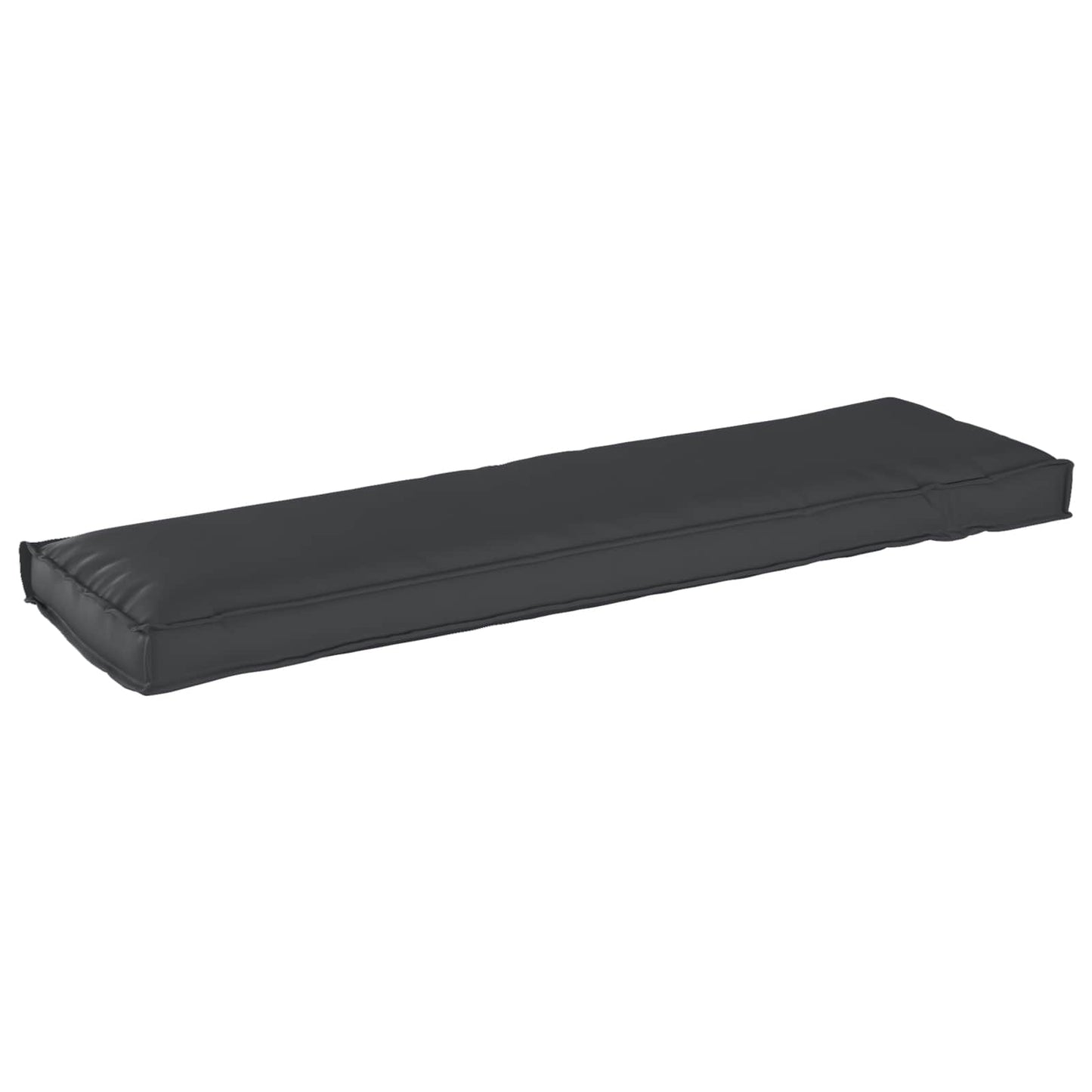vidaXL Coussin de palette pour banc Noir 140 x 40 x 8 cm Tissu Oxford