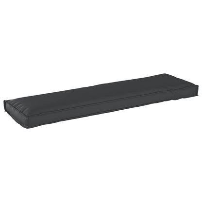 vidaXL Coussin de palette pour banc Noir 140 x 40 x 8 cm Tissu Oxford