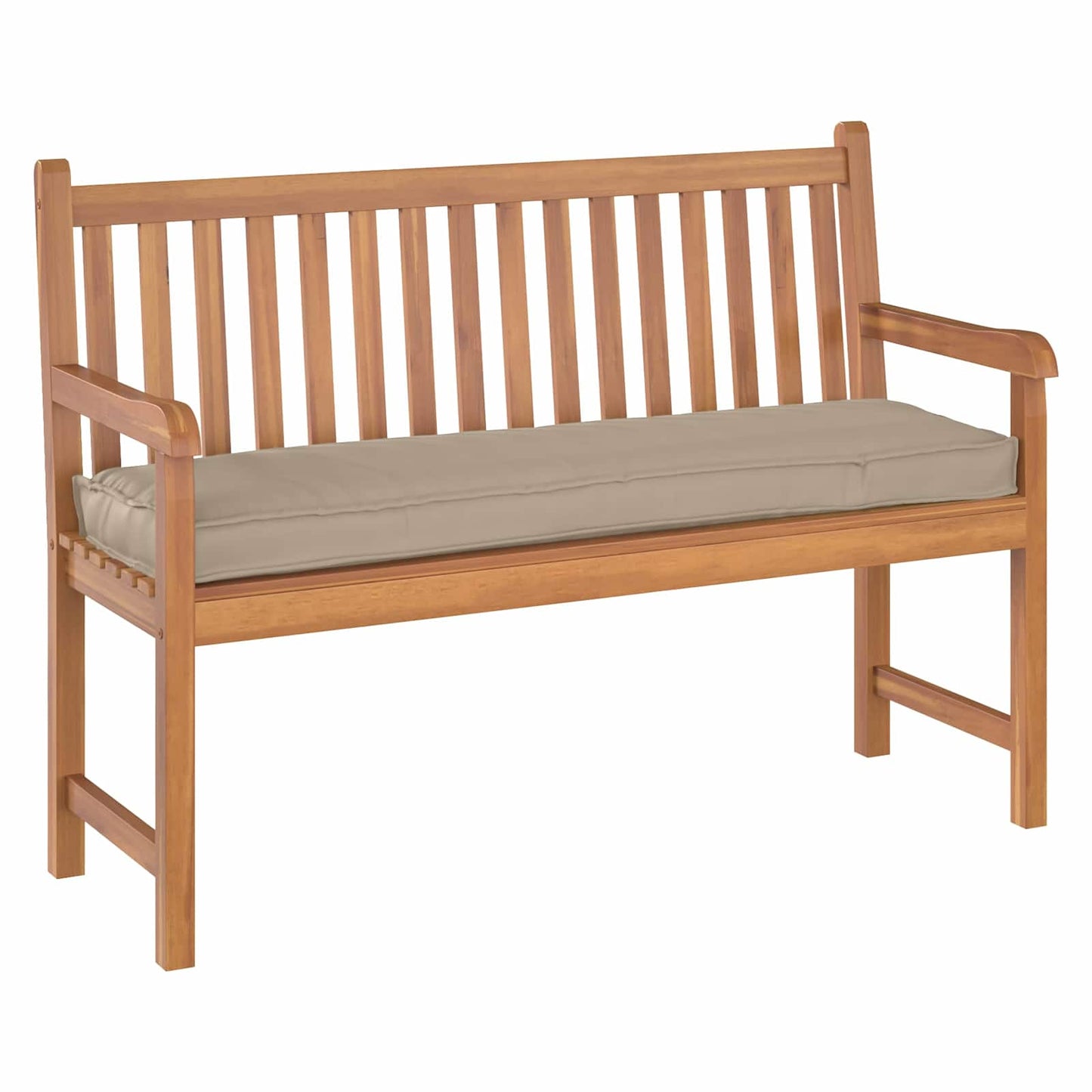 vidaXL Palettenkissen für Bank Taupe 140 x 40 x 8 cm Oxford Stoff