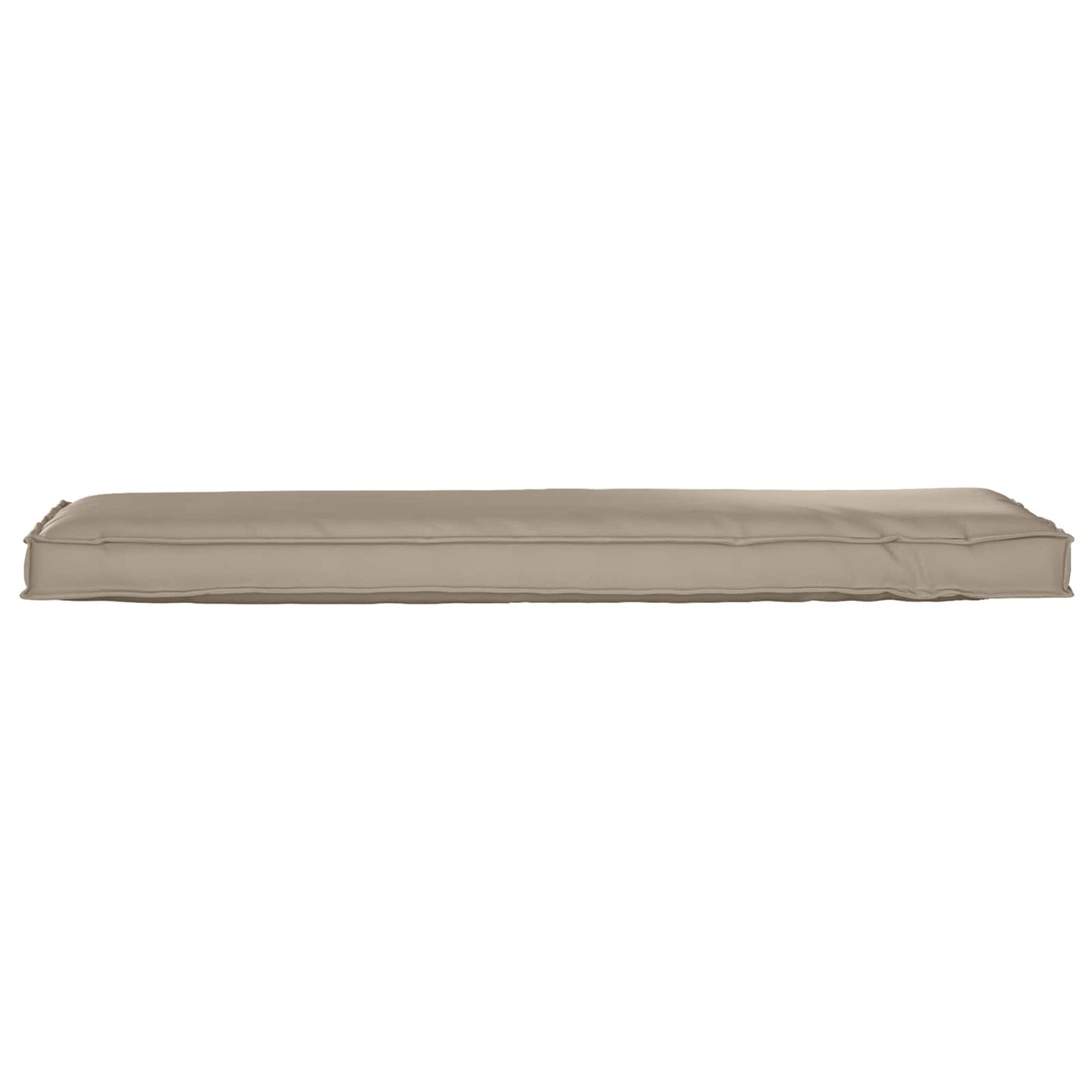 vidaXL Palettenkissen für Bank Taupe 140 x 40 x 8 cm Oxford Stoff