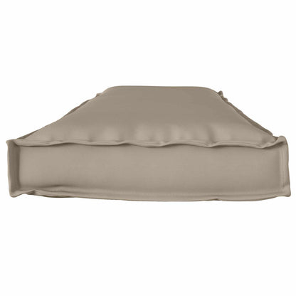 vidaXL Palettenkissen für Bank Taupe 140 x 40 x 8 cm Oxford Stoff