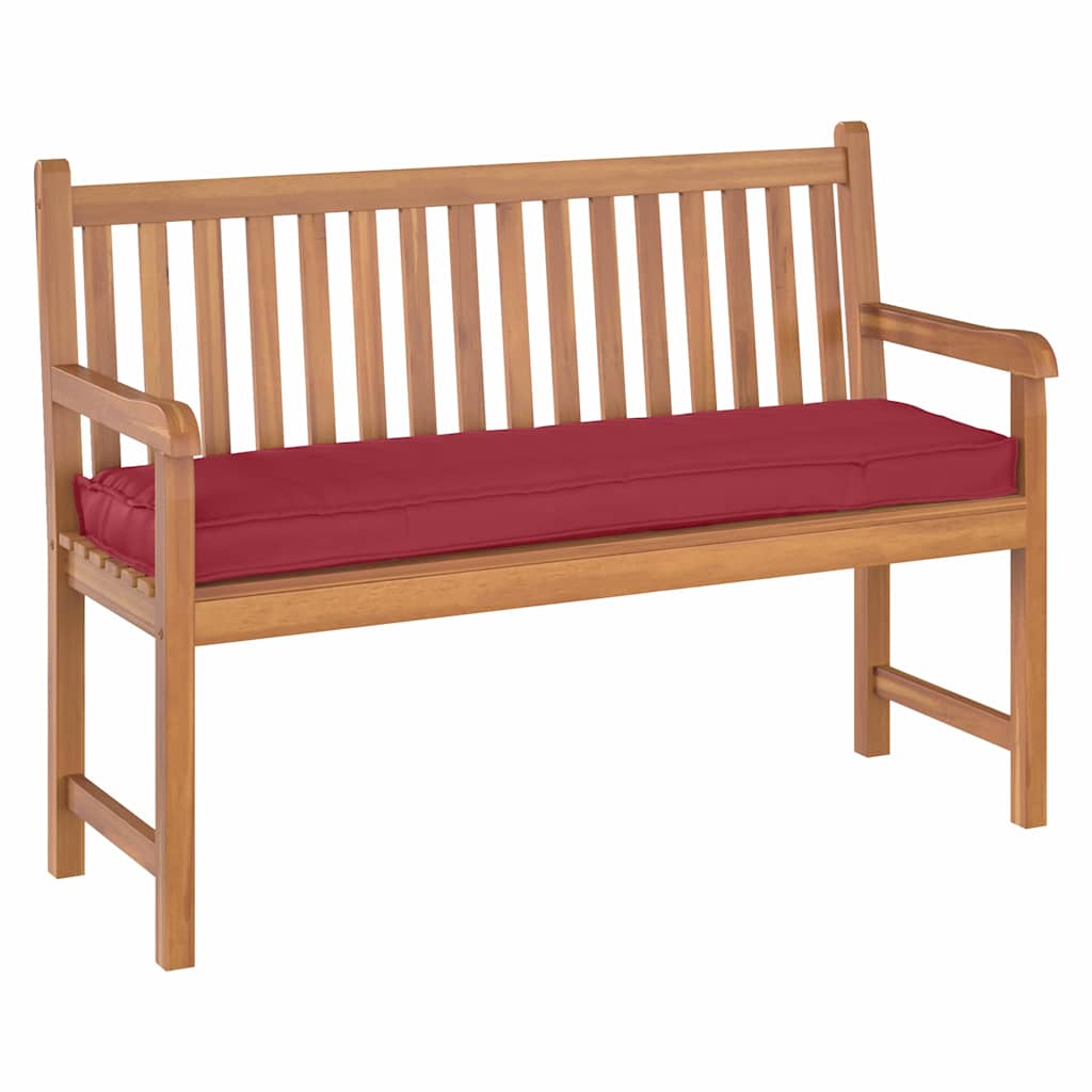 vidaXL Palettenkissen für Bank Weinrot 140 x 40 x 8 cm Oxford Stoff