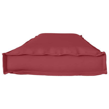vidaXL Palettenkissen für Bank Weinrot 140 x 40 x 8 cm Oxford Stoff