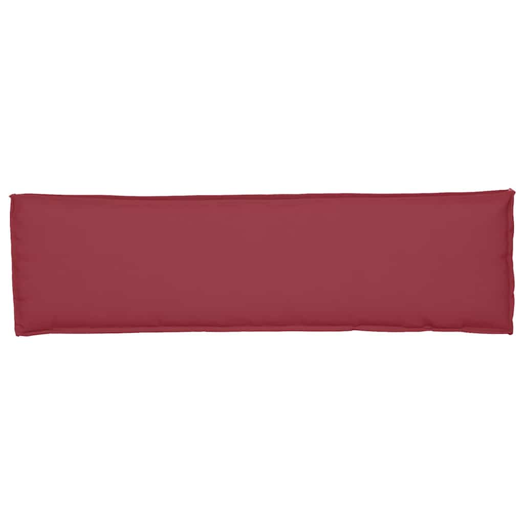 vidaXL Palettenkissen für Bank Weinrot 140 x 40 x 8 cm Oxford Stoff