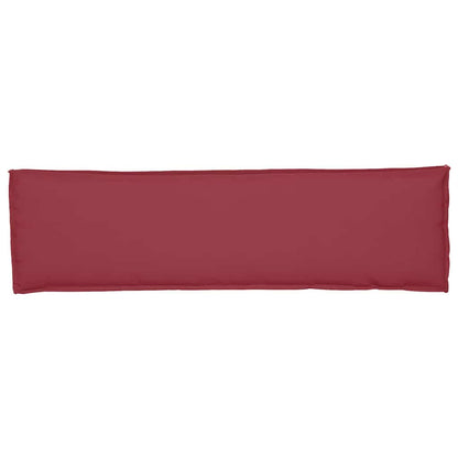 vidaXL Palettenkissen für Bank Weinrot 140 x 40 x 8 cm Oxford Stoff