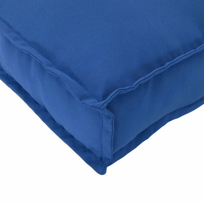 vidaXL Palettenkissen für Bank Königsblau 140 x 40 x 8 cm Oxford Stoff