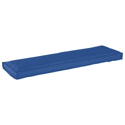 vidaXL Palettenkissen für Bank Königsblau 140 x 40 x 8 cm Oxford Stoff
