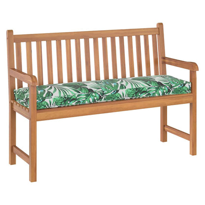 vidaXL Palettenkissen für Bank Floral Blattmuster 140 x 40 x 8 cm