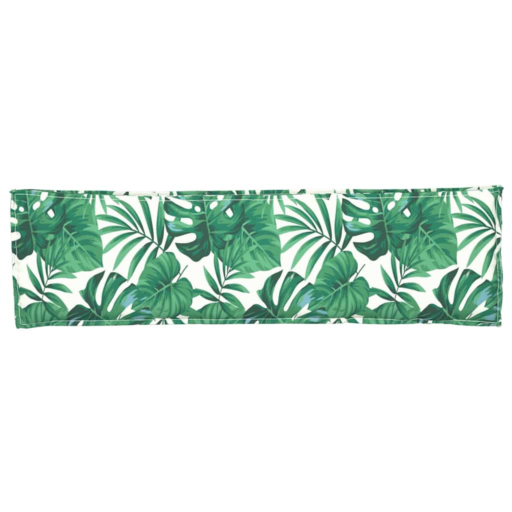 vidaXL Palettenkissen für Bank Floral Blattmuster 140 x 40 x 8 cm