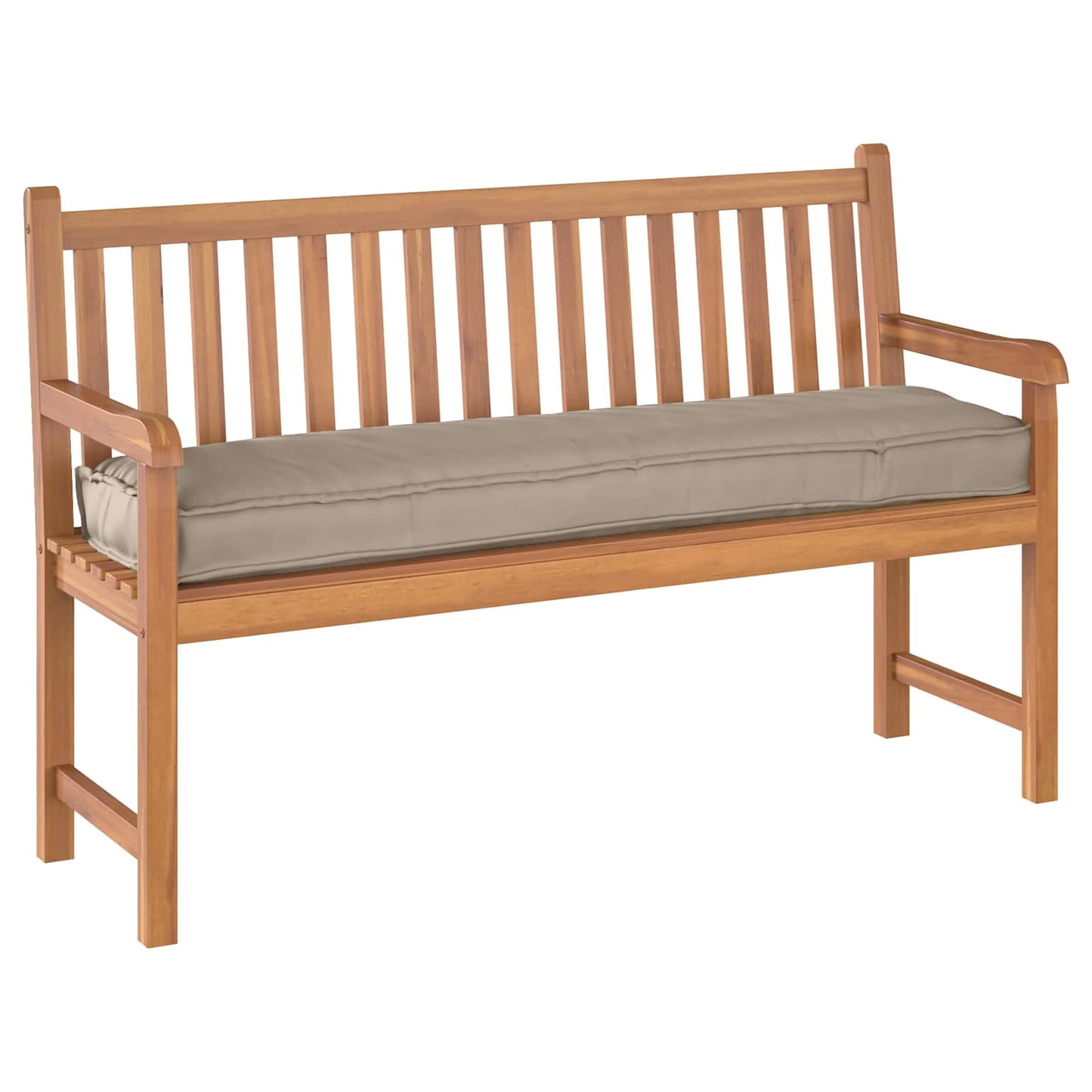 vidaXL Kissen Taupe 150 x 40 x 8 cm Oxford-Stoff