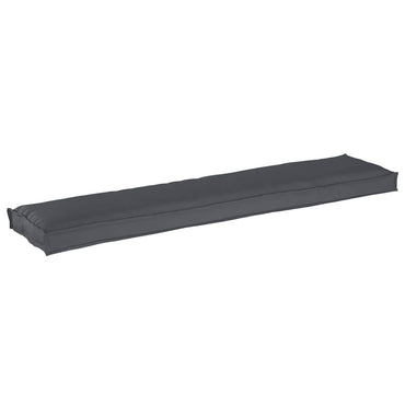 vidaXL Palettenkissen Anthrazit 180 x 40 x 8 cm Oxford-Stoff