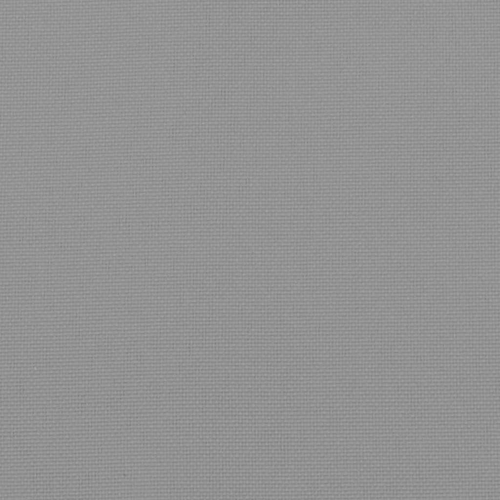 Palettenkissen Grau 180 x 40 x 8 cm Oxford-Stoff